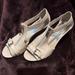 Michael Kors Shoes | Beautiful Barely Use Michael Kors Heel Shoes. Size 8.5. | Color: Cream | Size: 8.5