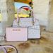 Michael Kors Bags | Michael Kors Xs Signature Mini Dome Crossbody&Wallet Powder Blush | Color: Pink/White | Size: Os