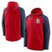 Men's Nike Red/Navy St. Louis Cardinals Authentic Collection Performance Raglan Full-Zip Hoodie