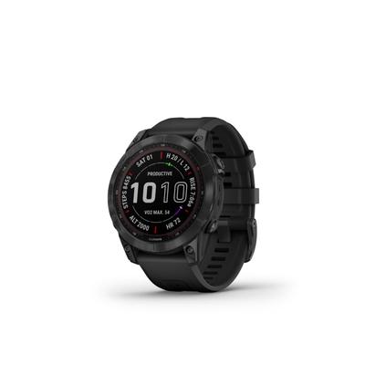 Garmin Fenix 7 Sapphire Solar Watch Black DLC Tita...