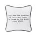 Trinx 10" X 10" Crazy Story Decor Decoration Throw Pillow For Sofa Couch Or Bed Polyester/Polyfill/Cotton Blend | 10 H x 10 W x 3 D in | Wayfair