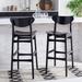 Birch Lane™ Talcott 29.53" Bar Stool Wood in Black | 41.81 H x 17.2 W x 22.8 D in | Wayfair 6C0ADE84CF634802B8EF45CD5B67E5DB