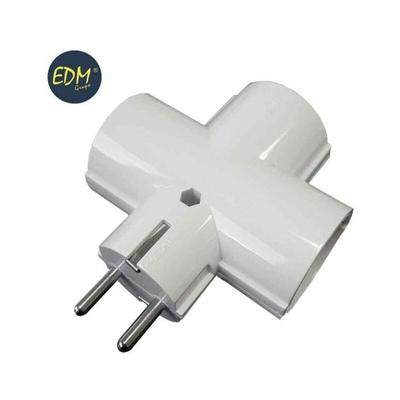 Dreifach EDM Stecker mit Bakelit t/tl 16A 250V (geschrumpft) Image