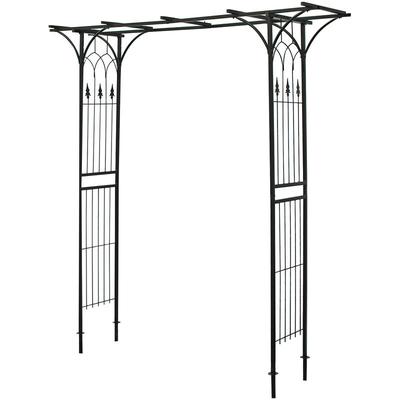 Xpotool - Wiltec Rankgitter Rosenbogen 205 x 50 x 208 cm, Rosenspalier aus Stahl, Rankhilfe in Image