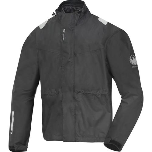 Merlin Platinum Laminate Regenjacke, schwarz, Größe XL