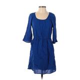 Old Navy Casual Dress - Popover: Blue Dresses - Women's Size X-Small