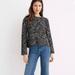 Madewell Sweaters | Madewell Button Sleeve Top. Xsmall. No Flaws | Color: Black/White | Size: Xs