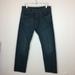 Levi's Jeans | Levis 505 Mens Jeans 34x32 Regular Fit Straight Leg Dark Wash Blue Denim Casual | Color: Blue/Yellow | Size: 34x32