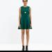 Madewell Dresses | Madewell Emerald Green Holiday Skater Dress Size 0 | Color: Green | Size: 0