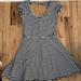 American Eagle Outfitters Dresses | American Eagle Skater Dress | Color: Blue/White | Size: S