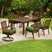 Royal Garden Oakmont 7 piece Patio Cushion Dining Set - Green