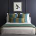 The Met x Ann Gish Horus Euro Sham | 26 H x 26 W x 3 D in | Wayfair SHHRE-NIL