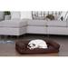 FurHaven Quilted Full Support Solid Orthopedic Sofa Dog Bed Polyester/Memory Foam in Brown | 6 H x 30 W x 20 D in | Wayfair 55301011