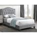 Viv + Rae™ Hein Youth Queen Bed Upholstered in Gray | 44 H x 60 W x 80 D in | Wayfair F4AE30B1FE424BE1B95138138A2E1B60