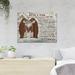 Trinx Penguin Couple We're A Team You Got Me I Got Us 1 Piece Rectangle Graphic Art Print On Wrapped Canvas in Brown/Gray | Wayfair