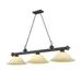 Z-Lite Cordon 58 Inch Billiard Light - 2306-3BRZ-GM16