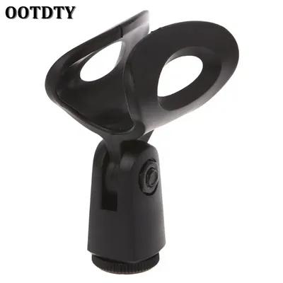 OOTDTY – support de Microphone Flexible accessoire de fixation à Clip en plastique noir