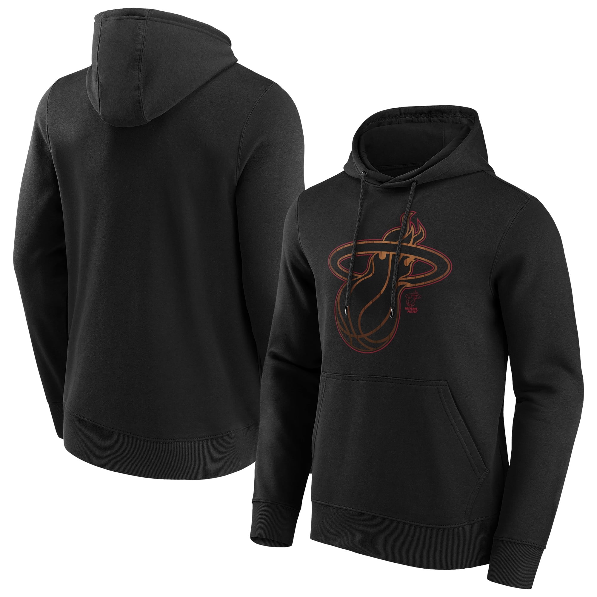 Hoodie graphique en bois dur de Miami Heat - Hommes - Hommes - Homme Taille: 2XL