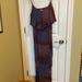 American Eagle Outfitters Dresses | American Eagle Size Large Spaghetti Strap Dress W Adjustable Straps, | Color: Purple | Size: L