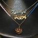 J. Crew Jewelry | J Crew Disney Crown Kaitlyn Name Tag Pendant Necklaces Lot Bundle | Color: Gold/Silver | Size: Os