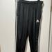 Adidas Pants | Mens Large Adidas Jogger Track Pants With Pockets | Color: Black/White | Size: L