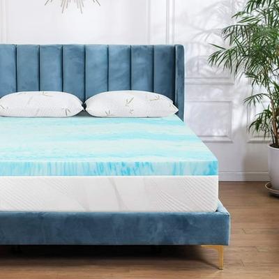 Vingtank Mattress Topper King 3 Inch Gel Swirl Memory Foam Mattress Topper With Ventilated Design King Size From Walmart Accuweather Shop