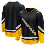 Men's Fanatics Branded Black Pittsburgh Penguins Alternate Premier Breakaway Jersey