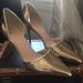 J. Crew Shoes | J. Crew Gold Heels | Color: Gold | Size: 9.5