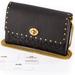 Coach Bags | Coach Marlow Embossed Studded Leather Crossbody | Color: Black/Gold | Size: Os