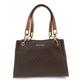 Michael Kors Women's Trisha Large Shoulder Bag Tote Purse Handbag (Brown)