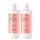 Schwarzkopf Pack of 2 Schwarzkopf BC Peptide Micellar Shampoo 1000 ml