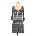 Tea n Rose Casual Dress - Mini: Black Dresses - Women's Size Small