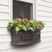 Mayne Inc. Nantucket Resin Window Box w/ Water Reservoir in Brown | 10 H x 24 W x 11.5 D in | Wayfair 4829-ES