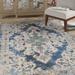 Blue/Gray 79 x 0.3 in Indoor Area Rug - Langley Street® Felty Oriental Blue/Gray/Beige Area Rug | 79 W x 0.3 D in | Wayfair