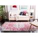 Blue/Green 0.2953 in Indoor Area Rug - Langley Street® Felty Oriental Fuchsia/Teal Area Rug | 0.2953 D in | Wayfair