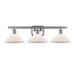 Newton St Loe 3-Light Dimmable Vanity Light in Gray/White Laurel Foundry Modern Farmhouse® | 10 H x 26 W x 5.5 D in | Wayfair