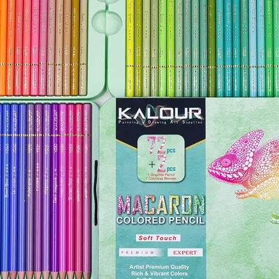 XYSOO-Ensemble de crayons de couleur pastel doux pour croquis de dessin kit de crayons Macaron