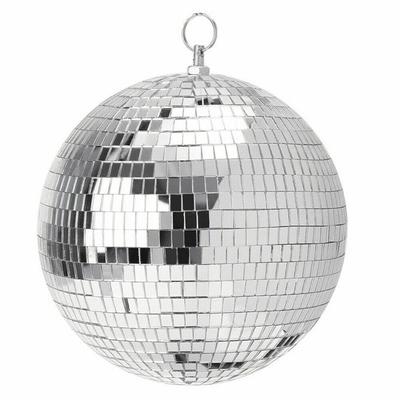 10" Disco Mirror Ball Glass Party DJ Stage Lighting Effect - 10inch