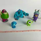 Disney Toys | Monsters Inc Pvc Character Figures Lot Disney Pixar | Color: White/Silver | Size: Lot Of 4 Figures
