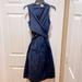 J. Crew Dresses | J By J. Crew Navy Wrap Dress. | Color: Blue | Size: 4
