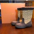 Coach Shoes | Brand New Coach Sherman Signature Boots | Color: Brown | Size: 8.5