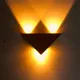 Morden-Applique murale LED en forme de triangle éclairage intérieur applique murale pour chambre à