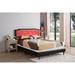 Deb Light Tufted King Panel Bed