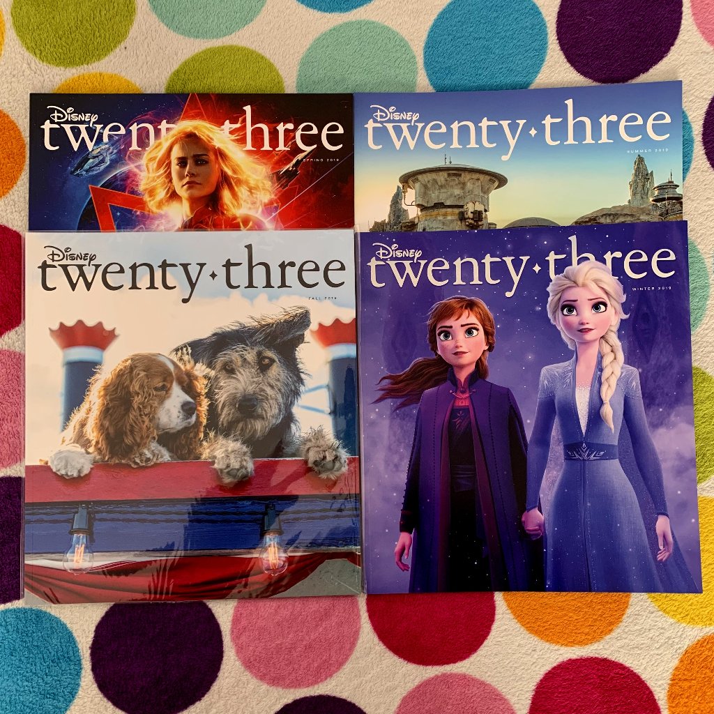 Disney Other | D23 Disney Twenty-Three Magazine 2019 (4 Issues) | Color: Gold | Size: Os