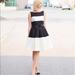 Kate Spade Dresses | Kate Spade Black & Ivory Stripe Gayle Silk Dress | Color: Black/White | Size: 0