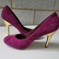 Jessica Simpson Shoes | Jessica Simpson Gold Heel Pumps | Color: Pink/Purple | Size: 7.5