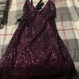 Free People Dresses | Free People All Over Sequin Slip Dress Size Small - Purple | Color: Purple | Size: 4