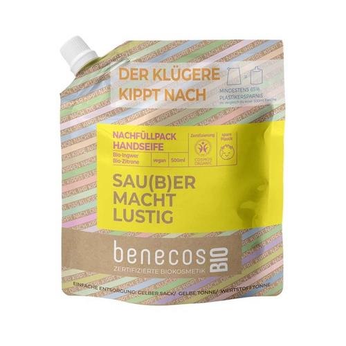 benecos – Ingwer Zitrone – Handseife Refill Seife 500 ml