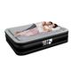 Get Fit Air Bed with Built In Electric Pump - Premium King Size - Blow Up Bed with 2 x Free Pillows - Elevated Inflatable Air Mattress for Outdoor, Camping, Tents - Black/Grey