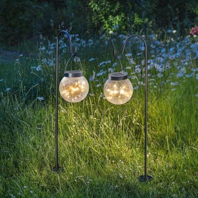 Solar Hängeleuchten Smart Globe im 2er-Set wetterfest outdoor 102314 - Esotec Image